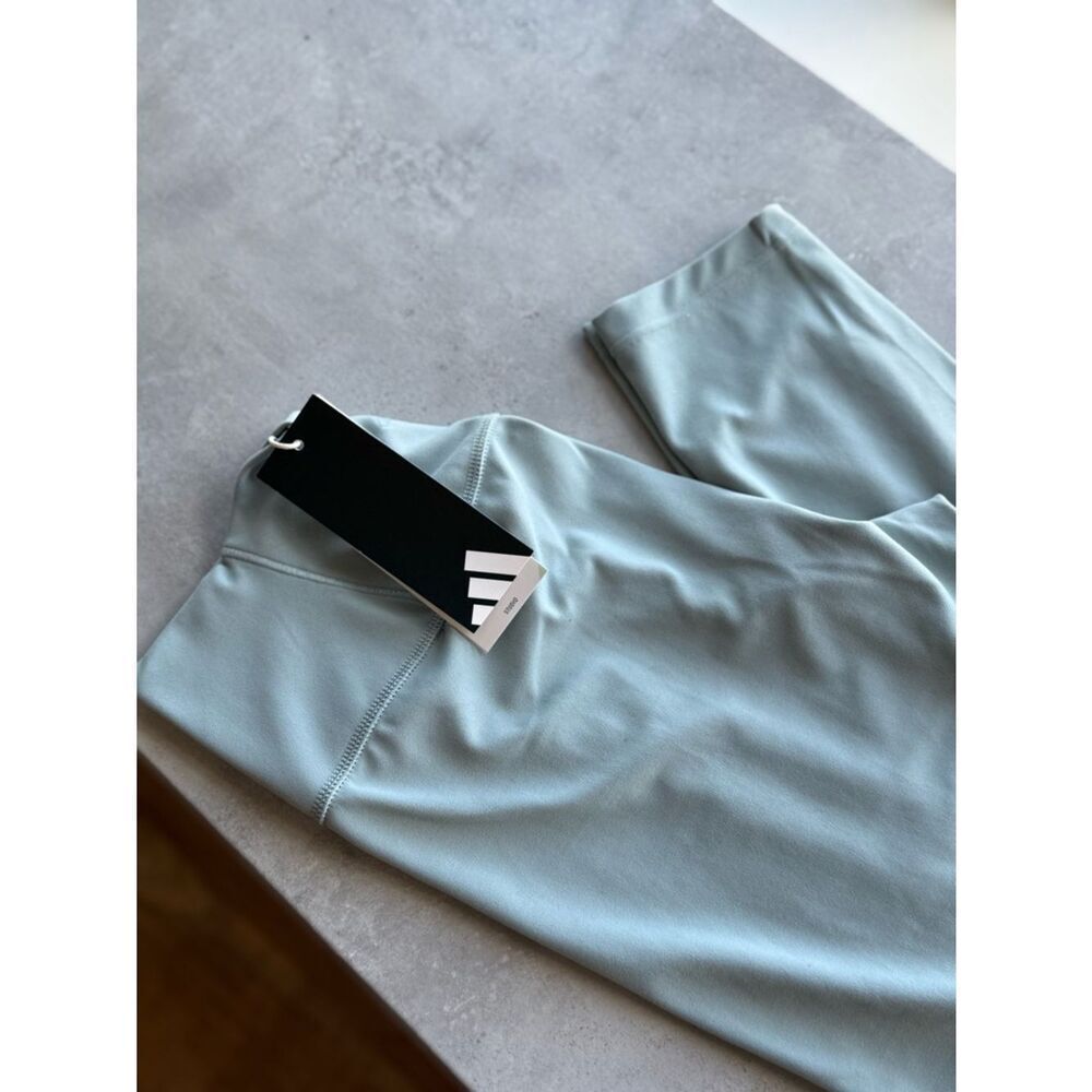 NWT Adidas High-Waist Leggings in Taupe